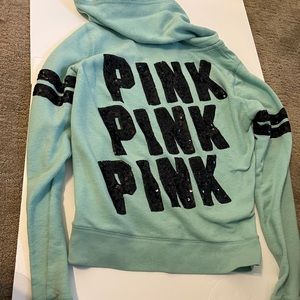 Victoria secret pink zip up hoodie